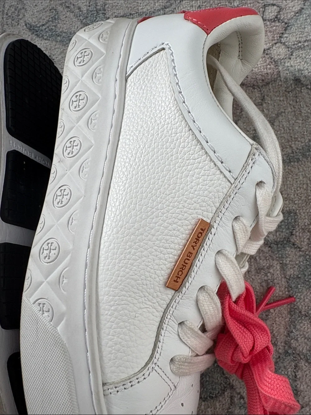 Tory Burch ladybug white sneakers